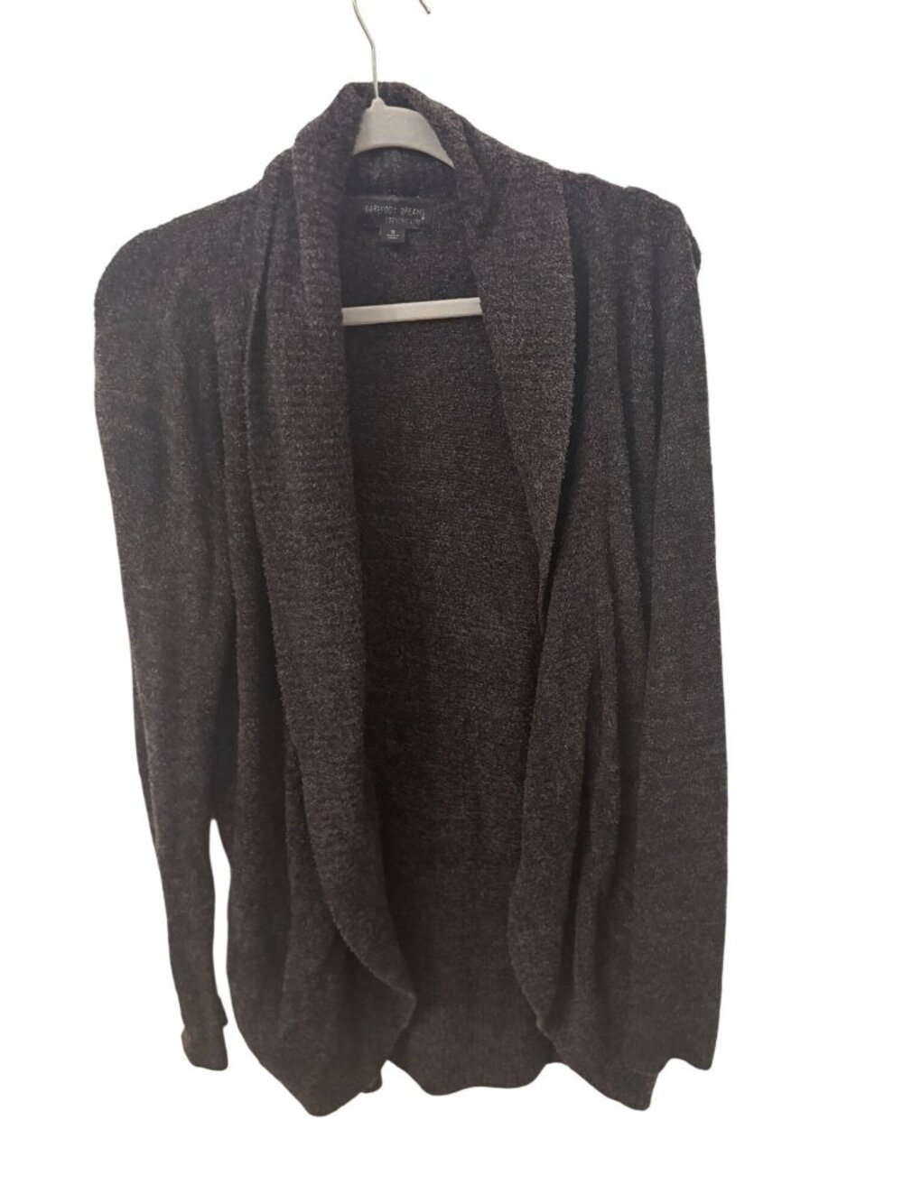 Barefoot dreams gray cardigan size M
